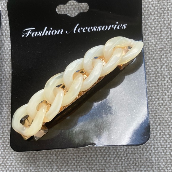 Barrett set Turquoise Pearl Gold Rhinestone NWT - Picture 4 of 14